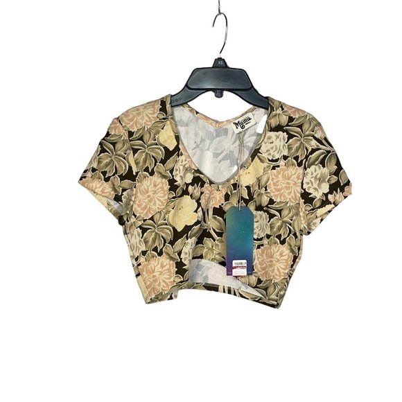 Show me your Mumu Miami crop top, yellow S - Picture 2 of 9